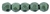 Czech Fire Polished 2mm Round Bead- Metallic Suede Lt Green  (50 Beads)