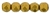 Czech Fire Polished 2mm Round Bead - Matte Metallic Antique Gold (50 Beads)
