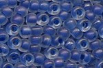 11-1928 - Semi-Matte Blue Lined Crystal Luster