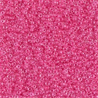 15-0208 - Carnation Pink Lined Crystal