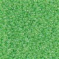 15-0228 - Light Green Lined Crystal