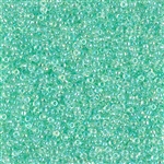 15-271 - Light Mint Green Lined Crystal AB