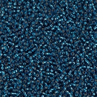 15-1425 - Dyed Silverlined Blue Zircon