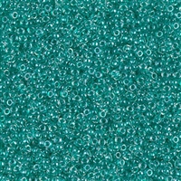 15-1555 - Sparkling Dark Aqua Green Lined Crystal