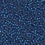 8-025F - Matte Silver Lined Capri Blue