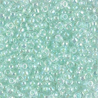 8-271 - Light Mint Green Lined Crystal AB