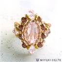 BO46-1 - Brilliant Ring (Pink) Miyuki Jewelry Kit