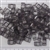 18x9x5mm Acrylic Carrier Bead - Smoke Grey - 10 Pieces