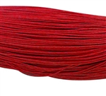 CC162BRRED - Chinese Cotton Wax Cord - 2mm - Fire Brick Red