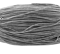 CC319DGY - Chinese Cotton Wax Cord 2mm - Dark Gray - 5 Yards