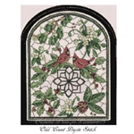 CajunsDesignPatternS Winter- 4 Seasons Stained Glass Tapestry Odd Count Peyote Digital Download Pattern