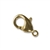 15 X 8MM Lobster Clasp - Gold Plated - 1 Clasp