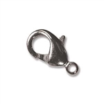 15 X 8MM Lobster Clasp - Nickel Plated - 1 Clasp