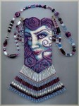 CM07 - Zephyr Peyote Amulet Bag Printed Pattern