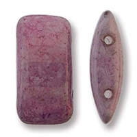 CRB91702010-14494 - 9x17mm 2-Hole Carrier Bead - Lilac Luster- 10 Pieces