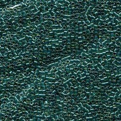 DB919 - Sparkling Dark Teal Lined Chartreuse