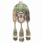 Deb Moffett-Hall DH06 - Big Dogs Heirloom Ornament Printed Pattern
