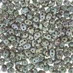 Chalk Blue Glaze - MiniDuo Beads - DU0403000-65431