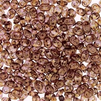 Crystal Senegal Brown Violet - Super Duo Beads - DU0500030-15695