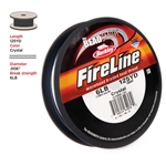 6 lb Fireline - .006in/0.15mm - Crystal- 125 Yard Spool