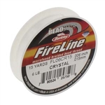 6 lb Fireline - .006in/0.15mm - Crystal - 15 Yard Spool