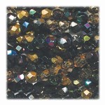 FPR06MIX23 - HEAVY METALS - 6MM FIRE POLISHED ROUND BEAD MIX