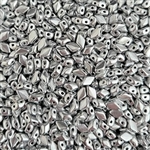 Matubo Mini GemDuo - Crystal Bronze Aluminium - 25 Beads - GD6400030-01700