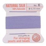 GNS-9610 - Griffin Silk Beading Cord & Needle Size 6 - Purple Lilac