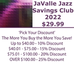JaValle Jazz 'Pick Your Discount' Savings Club