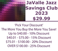 JaValle Jazz 'Pick Your Discount' Savings Club