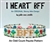Julie Ann Smith Designs - I HEART BFF- Skinny Mini Odd Count Peyote Bracelet - 11/0 Delica Bead Kit