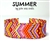 Julie Ann Smith Designs - SUMMER - Odd Count Peyote Bracelet Pattern - 11/0 Delica Bead Kit