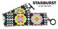 Julie Ann Smith Designs - STARBURST - Odd Count Peyote Bracelet Pattern - 11/0 Delica Bead Kit