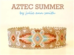 Julie Ann Smith Designs - AZTEC SUMMER - Skinny Mini Odd Count Peyote Bracelet - 11/0 Delica Bead Kit