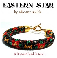 Julie Ann Smith Designs - EASTERN STAR - PeyTwist Bracelets - 11/0 Seed Bead Kit