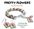 Julie Ann Smith Designs - PRETTY FLOWERS - PeyTwist Bracelet & 3 Charms - 11/0 Delica & Seed Bead Kit