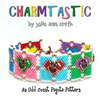 Julie Ann Smith Designs - CHARMTASTIC - Odd Count Peyote Bracelets - 11/0 Delica Bead Kit