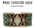 Julie Ann Smith Designs - WOOL TAPESTRY GOLD - Odd Count Peyote Bracelets - 11/0 Delica Bead Kit