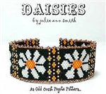 Julie Ann Smith Designs - DAISIES - Odd Count Peyote Bracelets - 11/0 Delica Bead Kit