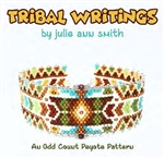Julie Ann Smith Designs - TRIBAL WRITINGS - Odd Count Peyote Bracelet - 11/0 Delica Bead Kit