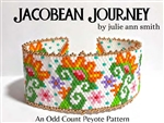 Julie Ann Smith Designs - JACOBEAN JOURNEY - Odd Count Peyote Bracelet - 11/0 Delica Bead Kit