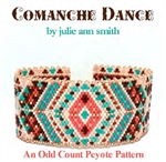 Julie Ann Smith Designs - COMANCHE DANCE - Odd Count Peyote Bracelet - 11/0 Delica Bead Kit