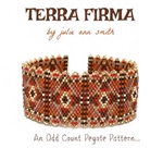Julie Ann Smith Designs - TERRA FIRMA - Odd Count Peyote Bracelet - 11/0 Delica Bead Kit