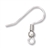 PK2002S - Ear Wire Fish Hook - Stainless Steel - 10 Pieces