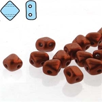 SQ205-00030-01750 - Bronze Fire Red - 5mm Silky Bead