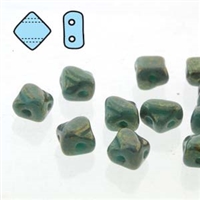 SQ205-63130-154 - Green Turquoise Lumi - 5mm Silky Bead